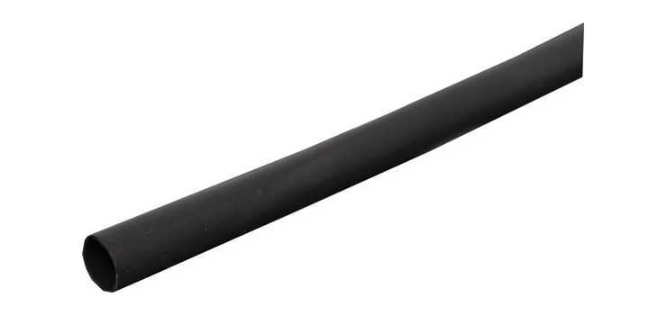 W0913A Black 5mm Heat Shrink Tubing 1.2m Length