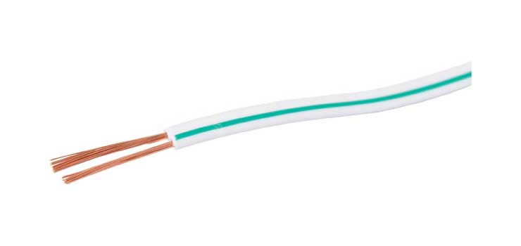 W2114 20AWG White / Green Figure 8 Cable