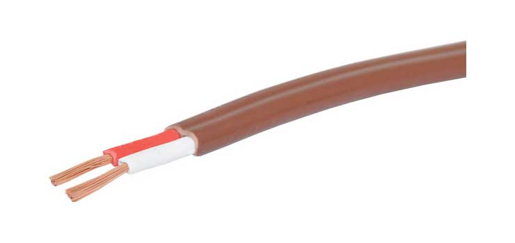 W2160 18AWG Brown Double Insulated Speaker Cable