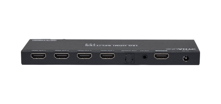 A3114 1x4 HDMI Splitter With Downscaler & Audio Extractor