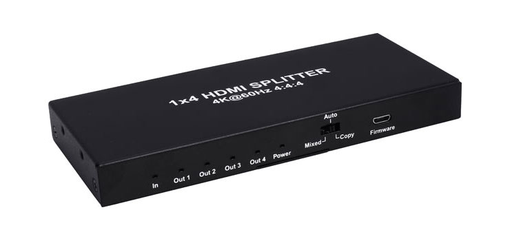 A3135F 4K 1x4 HDMI Splitter 18GBps Bandwidth