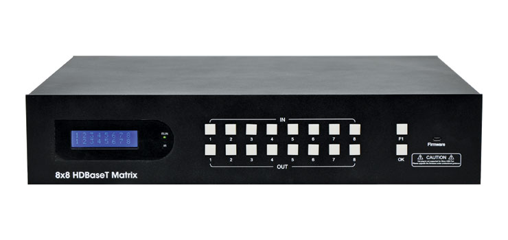 A3555A 8x8 HDMI HD BaseT Balun 4K Matrix Switcher