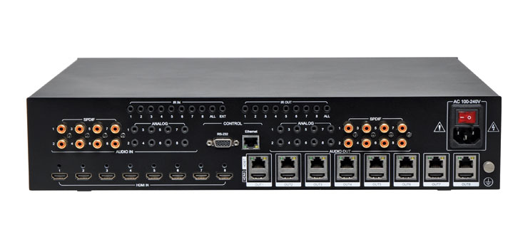 A3555A 8x8 HDMI HD BaseT Balun 4K Matrix Switcher