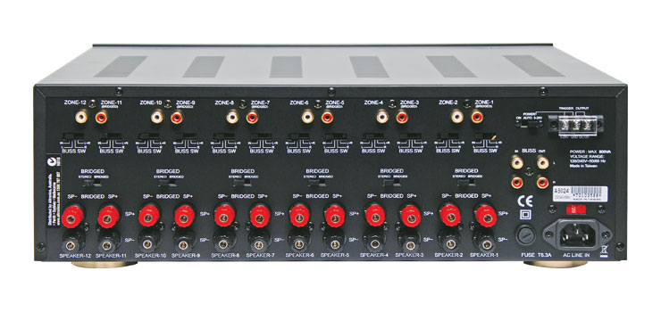 A5024 Audio Distribution System Multi-Zone Amplifier