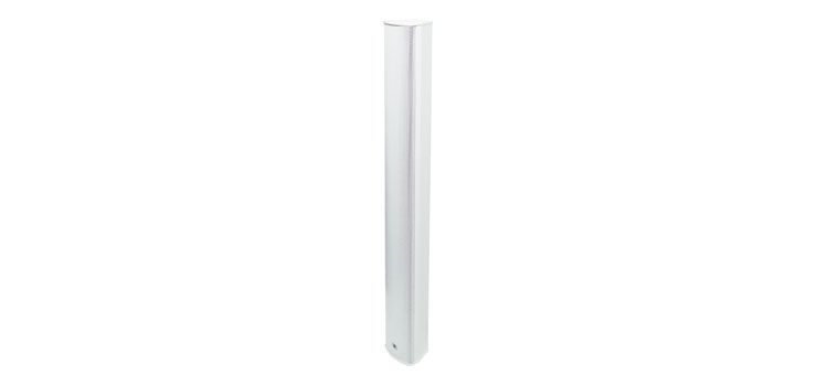 C0957 40W 100V Line / 8 Ohm IP66 White Column Speaker