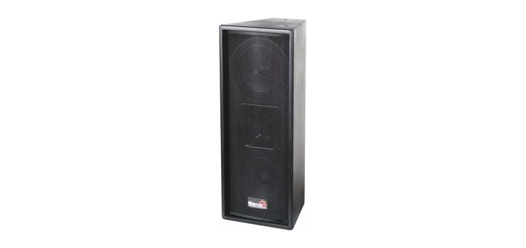 C1025 2x200mm 8 Inch 150W 2 Way Black PA Speaker