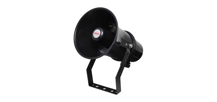 CF2053B 10W 100V EWIS IP66 Black AS ISO7240.24 Fire PA Horn Speaker