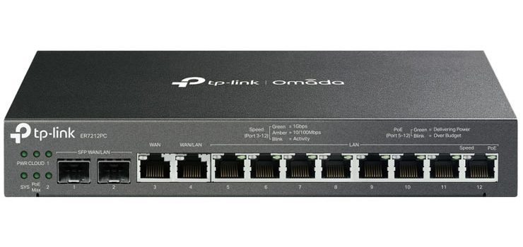 D4186 ER7212PC Omada 3-in-1 Gigabit VPN Router 