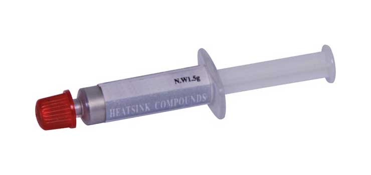 H1619 1.5g Silver CPU Heatsink Thermal Paste Syringe