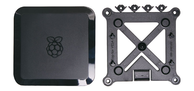 H8950A Black Quattro VESA Case to suit Raspberry Pi