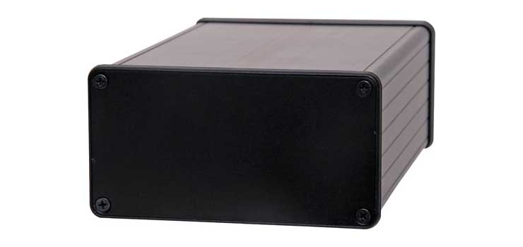 H9121 160x103x53mm Black Aluminium Instrument Case