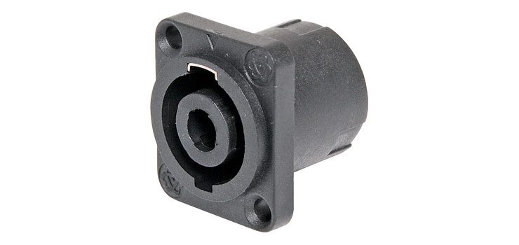 P0793 Rect. Chassis Mount Speaker Connector Socket 