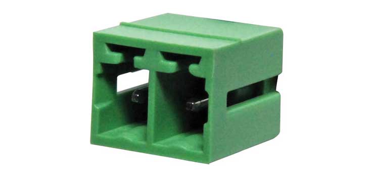 P2692 2 Way 3.81mm Vert. PCB Mnt Boxed Pluggable Skt