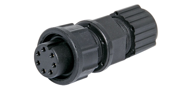 P9487 7 Pin 5A Locking Female Line IP67 Waterproof Socket