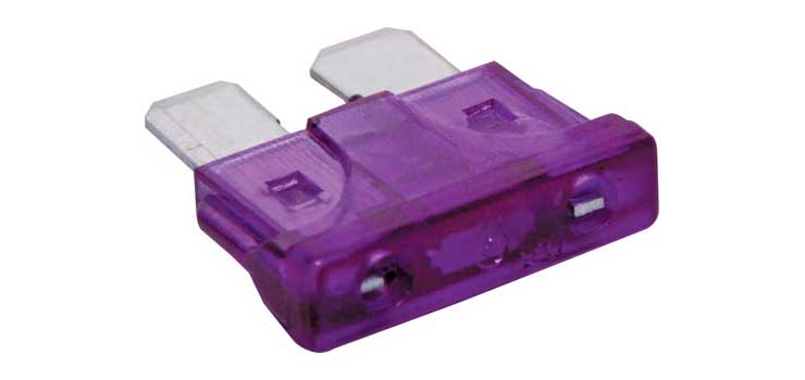 S5899A 3A Purple Automotive Blade Fuse