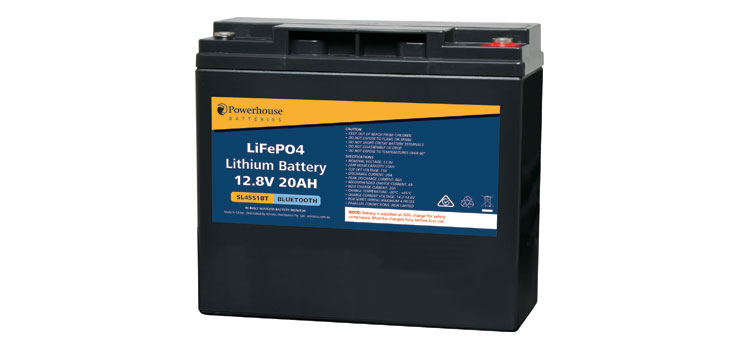 SL4551BT 12V 20Ah Lithium LiFePO4 Battery M5/F13 With Bluetooth