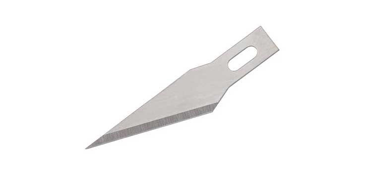 T1488 Spare Hobby Knife Blades To Suit T1487 Pk10