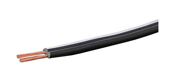 W2119 18AWG Black / White Speaker Cable