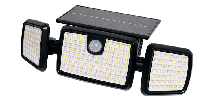 X2384 600 Lumen Solar Powered Security Sensor Floodlight