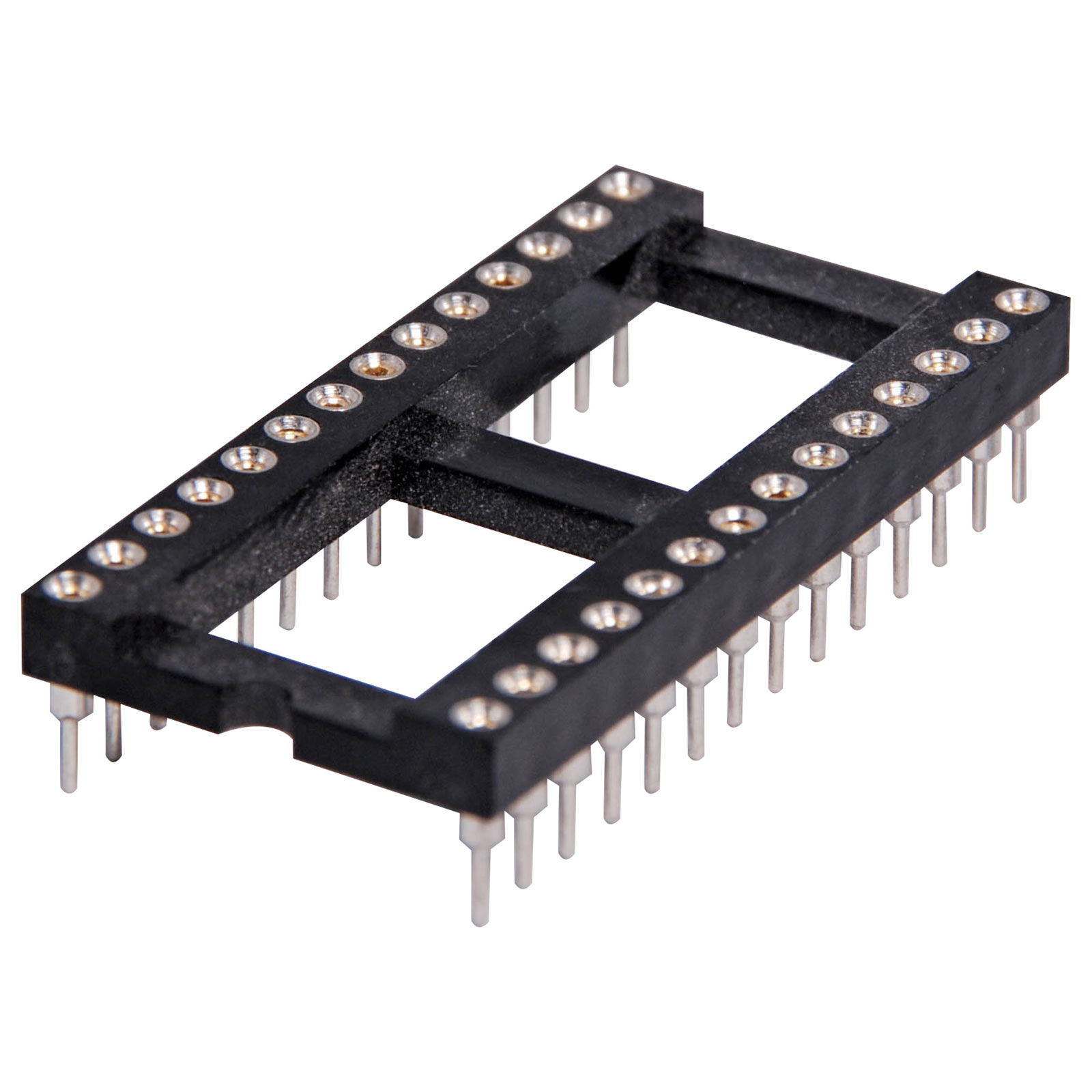 28 Pin Turned Pin IC Socket DIL 0.6" wide Way DIP chip DIL 