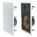 C0868 200mm 100W 2 Way Rectangular Platinum Ceiling Speaker Pair