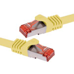 P1652A Yellow 0.5m Cat6a SSTP Ethernet Patch Cable