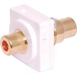 P7983A Red RCA to RCA Clipsal Clip-In Mechanism
