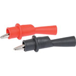 P9184 Set of Red & Black Crocodile Clip Test Probe Adapters