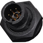 P9364 4 Pin 2A Locking Male Chassis IP66 Waterproof Plug